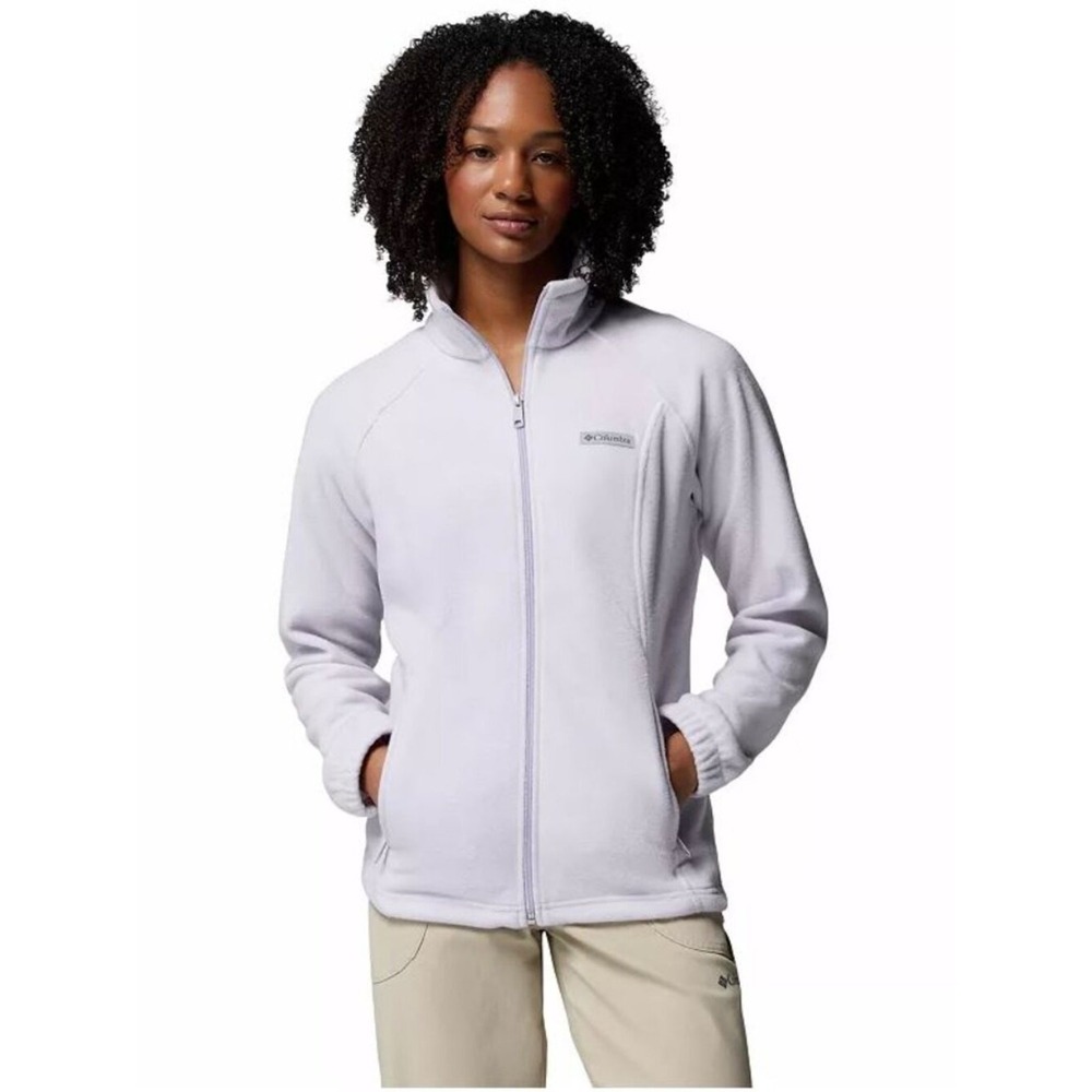 Columbia Benton Springs Lavender Pearl Fleece Jacket Womens XXL Full Zip